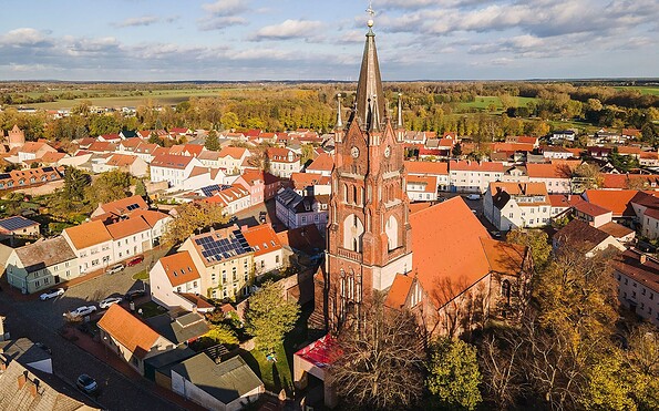 Aerial view Mittenwalde, Foto: Michael Zalewski, Lizenz: Landkreis Dahme-Spreewald