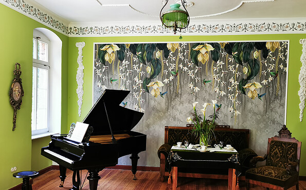 Der grüne Salon., Foto: Jan Hornhauer, Lizenz: Stadt Calau