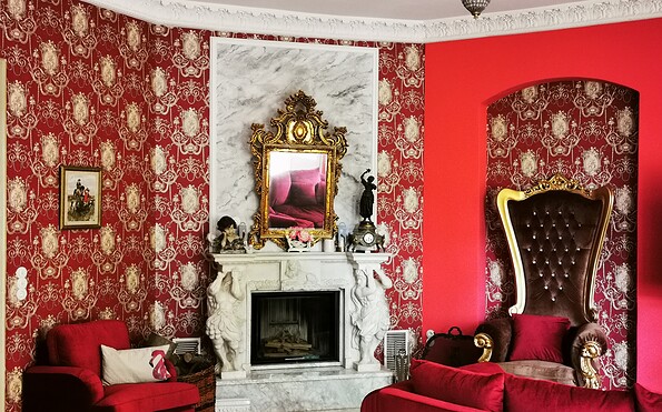 Der rote Salon., Foto: Jan Hornhauer, Lizenz: Stadt Calau