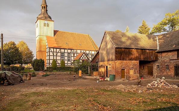 The half-timbered church in Schlepzig, Foto: Michael Zalewski, Lizenz: Landkreis Dahme-Spreewald