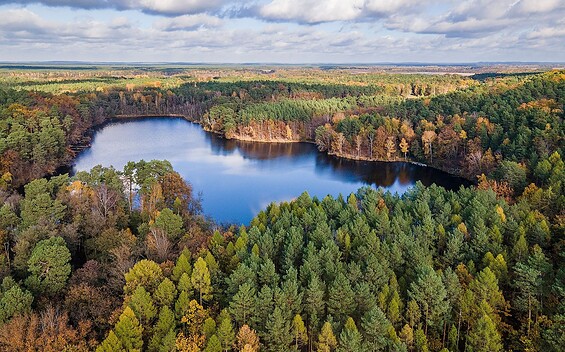 Aerial view of Köthener Heide, Foto: Michael Zalewski, Lizenz: Landkreis Dahme-Spreewald