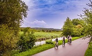 Radeln auf dem Treidelweg, Foto: André Wirsig, Lizenz: Brandenburgische Seenplatte GmbH