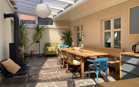 Haus Friedolin- Wintergarten mit Küche, Foto: Stefan Klotzbach, Lizenz: Stefan Klotzbach