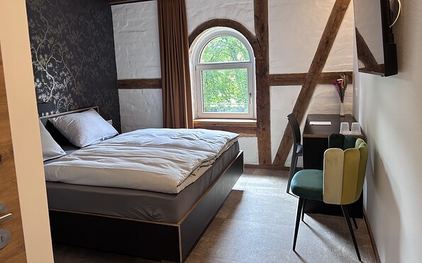 Zimmer im Motel Q, Foto: Itta Olaj, Lizenz: Itta Olaj