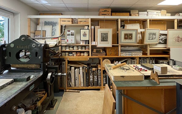 Lithographie Werkstatt, Foto: Christoph Geyer