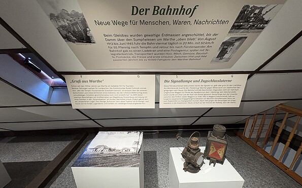 Ausstellungsobjekt Bahnhof, Foto: Alex Fisch, Lizenz: Alex Fisch