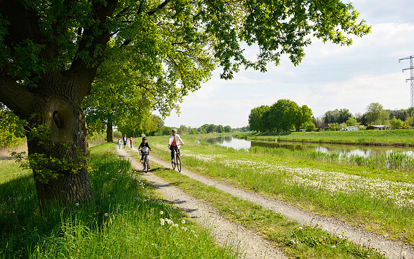 Radfahrer, Foto: ElsterPark, Lizenz: ElsterPark Herzberg