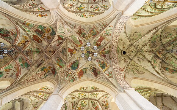 Deckenmalereien in der St. Marienkirche, Foto: LKEE, Andreas Franke, Lizenz: LKEE, Andreas Franke