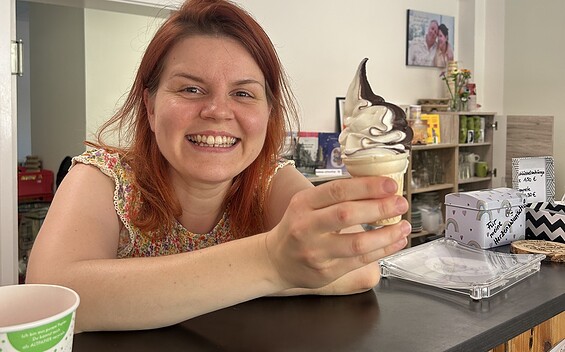 Eiscafé Steffis Herzstück
