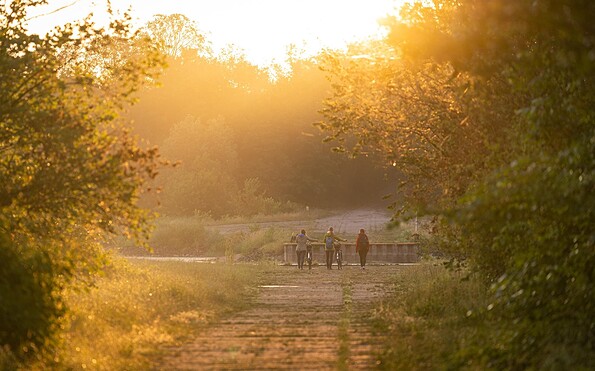 Sonnenuntergang bei Aurith, Foto: Florian Läufer, Lizenz: Seenland Oder Spree