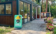 Rezeption Campingplatz am Springsee, Foto: Jennifer Ehm, Lizenz: Seenland Oder Spree