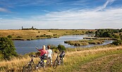 Oderbruchbahn-Radweg mit Blick auf die Lietzener Teiche, Foto: Florian Läufer, Lizenz: Seenland Oder-Spree e.V.