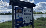 Infotafel an der Oder in Gartz, Foto: Anet Hoppe, Lizenz: Anet Hoppe