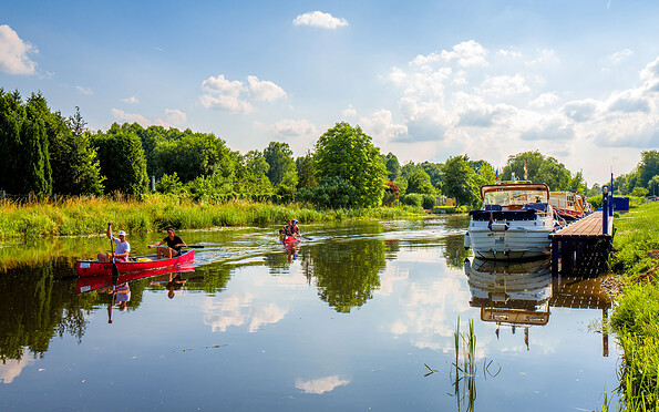 Kanu am Marina Park Eberswalde, Foto: Torsten Stapel, Lizenz: Zweckverband Region Finowkanal