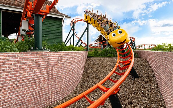 Achterbahn Klompi, Foto: Holland-Park GmbH, Lizenz: Holland-Park GmbH