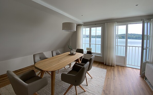 Seehäuser Seehotel Lindenhof Wohn-Essbereich, Foto: Anet Hoppe, Lizenz: Anet Hoppe