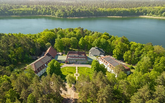 Luftbild, Foto: Hotel Döllnsee-Schorfheide, Foto: Jones-Art, Lizenz: Hotel Döllnsee-Schorfheide