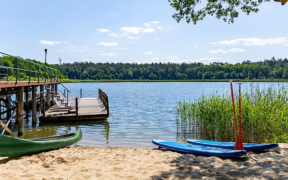 Strand am Bootshaus, Foto: Hotel Döllnsee-Schorfheide, Foto: Jones-Art, Lizenz: Hotel Döllnsee-Schorfheide