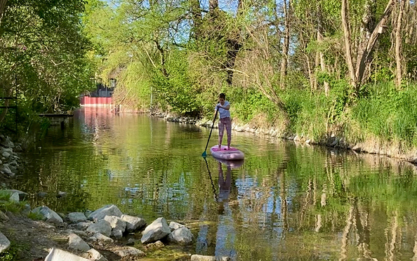 SUP, Foto: Sebastian Fölkel, Lizenz: Ruppiner Bike &amp; Paddle Adventure