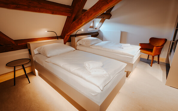 Doppelzimmer mit Einzelbetten, Foto: Henrik Gallien, Lizenz: Familie Dittrich