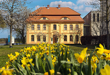 Altbau des Kleist-Museums im Frühling , Foto: Stiftung Kleist-Museum