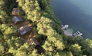 Luftbild Ferienhäuser am Kastavensee, Foto: Dirk Hockauf, Lizenz: Dirk Hockauf