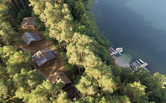 Luftbild Ferienhäuser am Kastavensee, Foto: Dirk Hockauf, Lizenz: Dirk Hockauf