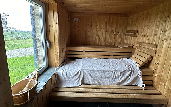 Sauna mit Ausblick, Foto: Alena Lampe, Lizenz: TMU GmbH