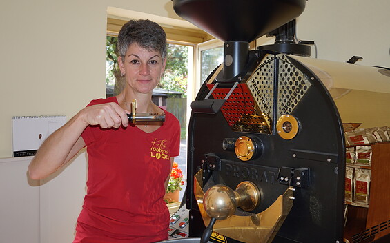 Kaffeerösterei Loos Elsterwerda, Foto: Dietlind Loos, Lizenz: Dietlind Loos