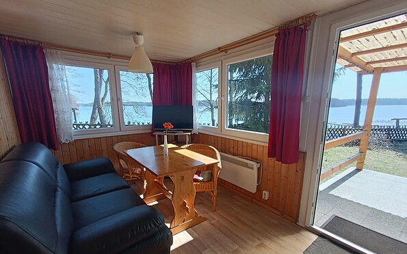Sitzecke im Bungalow, Foto: Dirk Hockauf, Lizenz: Dirk Hockauf