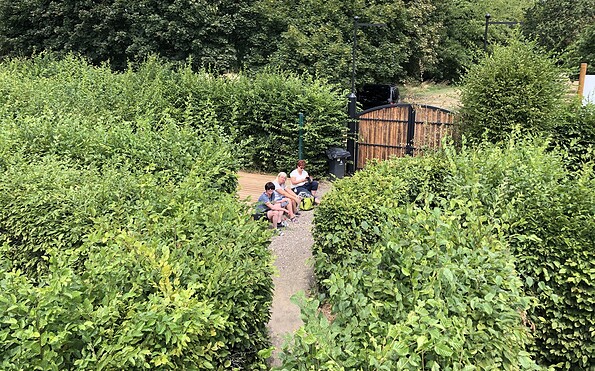 Irrgarten von oben, Foto: TVEEL, Lizenz: TVEEL