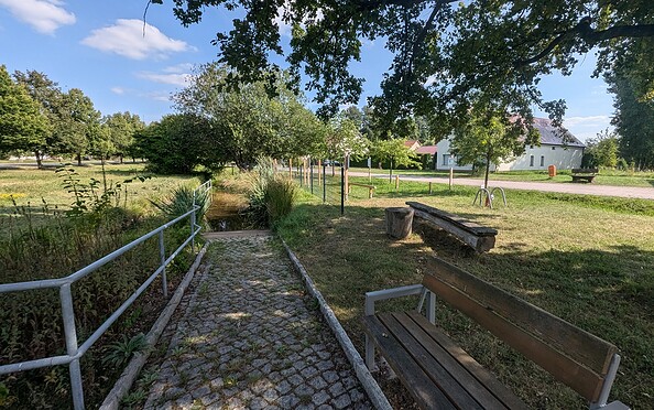 Kneippanlage in Lugau, Foto: Förderverein Naturpark, Lizenz: Förderverein Naturpark