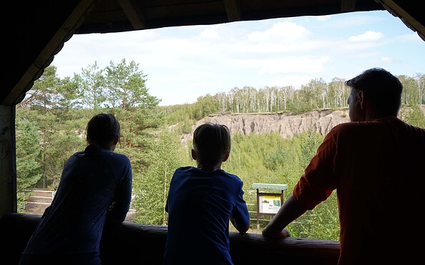 Blick in den ehemaligen Tagebau, Foto: Andreas Franke, Lizenz: Andreas Franke