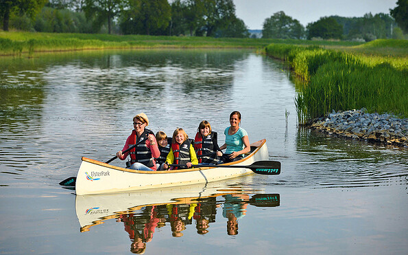 Paddeltour auf der Schwarzen Elster, Foto: ElsterPark, Lizenz: ElsterPark