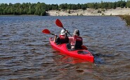 Tandem-Kajak auf dem Bergheider See, Foto: Christoph Büttner, Lizenz: Christoph Büttner