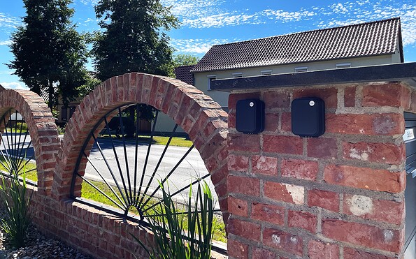 Key boxes for the holiday flats, Foto: Ulrike Haselbauer, Lizenz: Tourismusverband Lausitzer Seenland e.V.