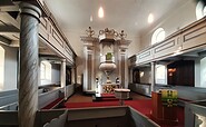 Innenansicht Pfarrkirche Müllrose, Foto: Annekatrin Schwaeger