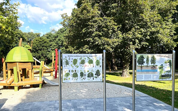 Informationstafeln, Foto: Natalie Schmidt, Lizenz: Tourismusverband Lausiter Seenland e.V.