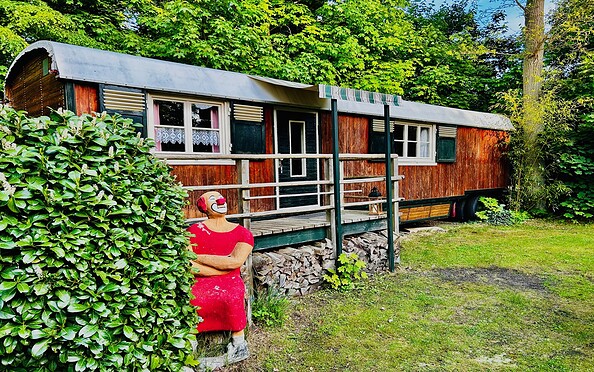 Landhaus Labes - Zirkuswagen, Foto: Hartmut Koch, Lizenz: Hartmut Koch