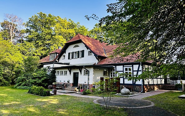 Landhaus Labes- Haus mit Gartenansicht, Foto: Hartmut Koch, Lizenz: Hartmut Koch