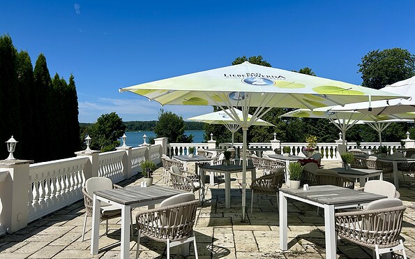 Terrasse Restaurant, Foto: Jennifer Ehm, Lizenz: Seenland Oder Spree