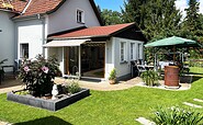 Außenansicht Ferienwohnung Reingehuscht, Foto: Ulrike Haselbauer, Lizenz: Tourismusverband Lausitzer Seenland e.V.