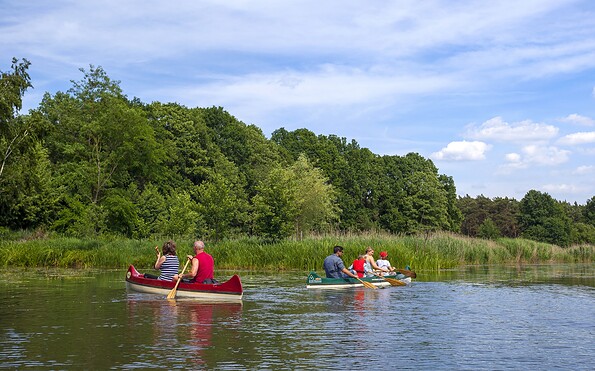 Paddeln auf der Schwarzen Elster, Foto: Elbe-Elster-Tours, Lizenz: Elbe-Elster-Tours