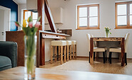 Ferienwohnung Flussnixe - Dining area and kitchen, Foto: Frau Ahner, Lizenz: Galand Service GmbH