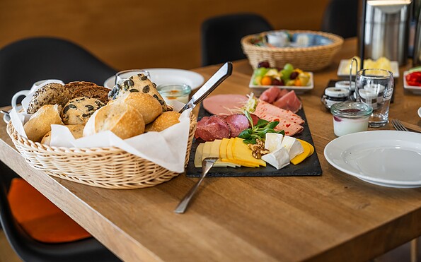 Frühstückstisch im BlauHaus im ElsterPark Herzberg, Foto: ElsterPark_M.Weidt, Lizenz: ElsterPark_M.Weidt