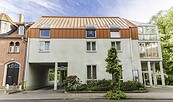 Außenansicht des Akzent-Parkhotels Trebbin, Foto: Eileen Hafke, Lizenz: Parkhotel Trebbin
