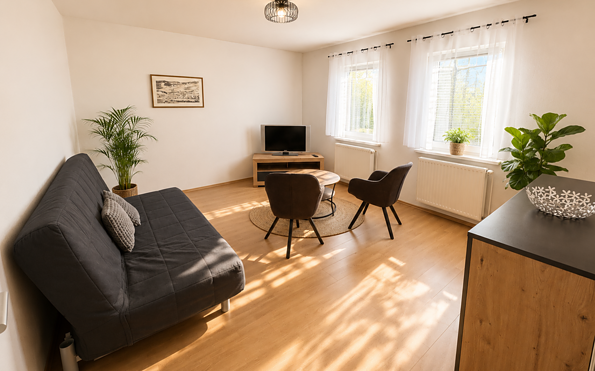 Wohnzimmer, Foto: A. Scholtz, Lizenz: Wirtschaftsfördergesellschaft Prignitz mbh