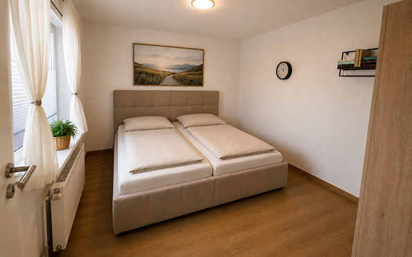 Schlafzimmer, Foto: A. Scholtz, Lizenz: Wirtschaftsfördergesellschaft Prignitz mbh