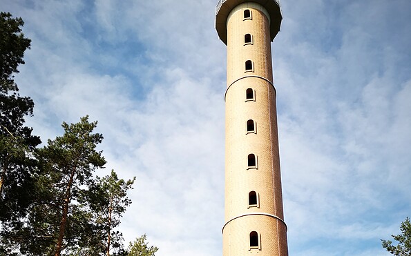 Observation Tower "Luckaitztaler Ziegelturm", Foto: Claudia Donat, Lizenz: Naturpark Niederlausitzer Landrücken
