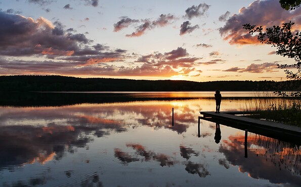 Sonnenuntergang Glubigsee , Foto: Angelika Laslo